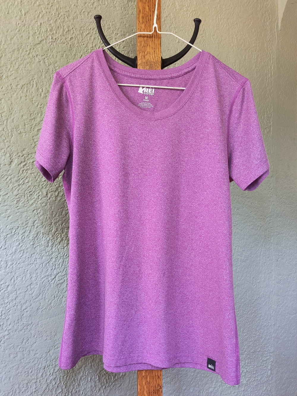 REI Co-op Women's Heathered Raspberry Performance Tee